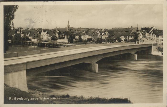 Rottenburg Neckar Neckarbrücke