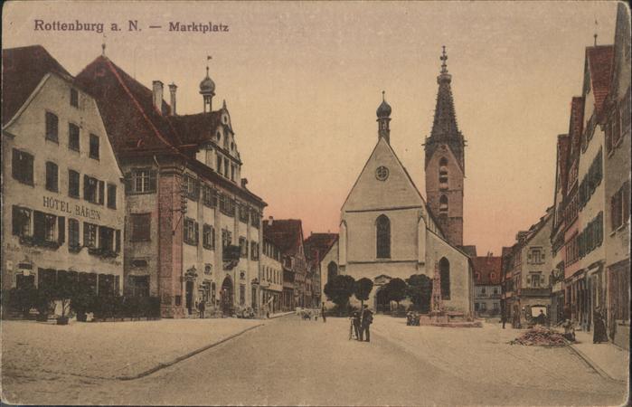 Rottenburg Neckar Marktplatz