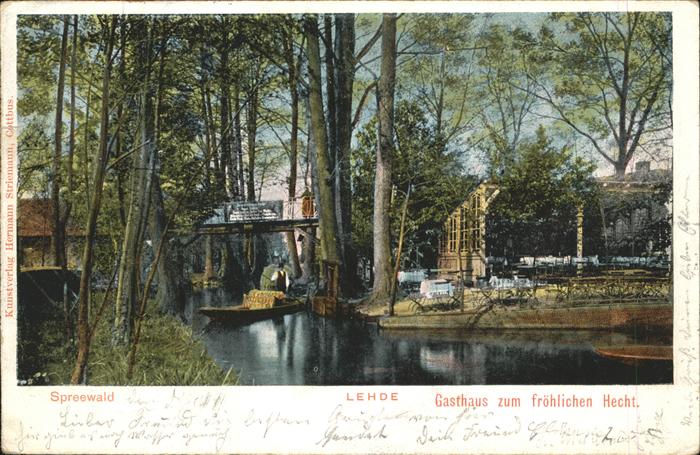 Lehde Gasthaus zum frölichen Hecht