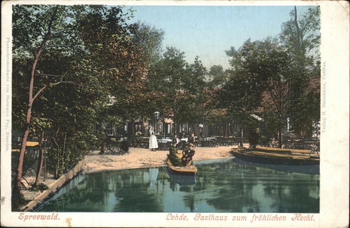 Lehde Gasthaus zum fröhlichen Hecht