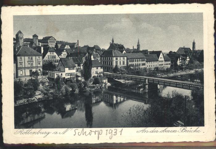 Rottenburg Neckar Obere Brücke