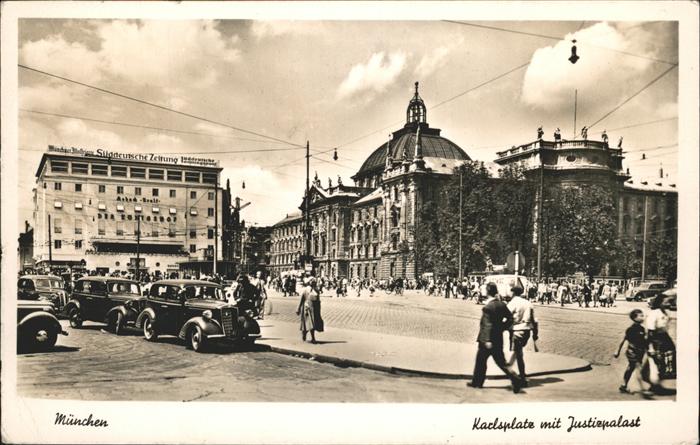 Muenchen Bayern Karlsplatz
Justizpast