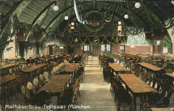 Muenchen Bayern Mathaeserbraeu
Festsaal