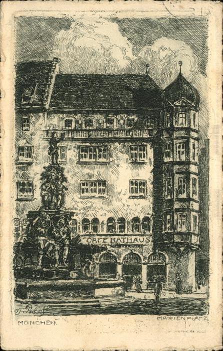 Muenchen Bayern Marienplatz