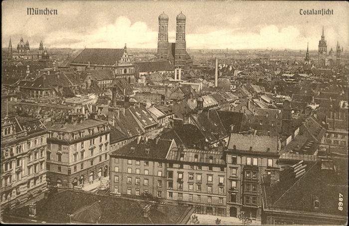 Muenchen Bayern Totalansicht