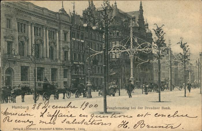 HAMBURG  CITY Jungfernstieg
Dresdner Bank