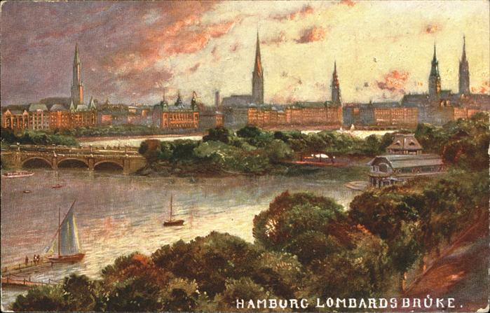 HAMBURG  CITY Lombardsbruecke