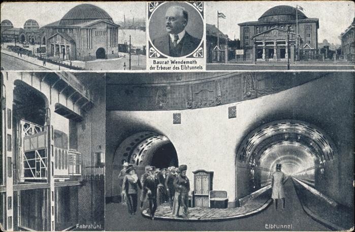 HAMBURG  CITY Elbtunnel
Baurat Wenemuth