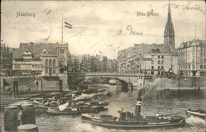 HAMBURG  CITY Hohe Bruecke
