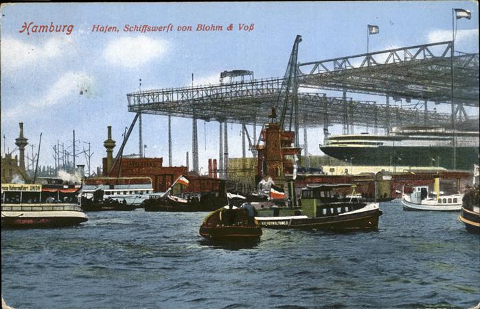 HAMBURG  CITY Hafen
Schiffswerft