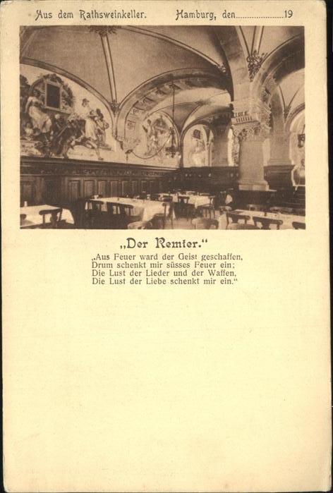 HAMBURG  CITY Rathsweinkeller