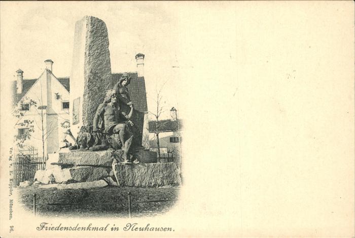 Neuhausen Aham Freidensdenkmal