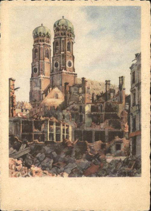 Muenchen Bayern Frauenkirche Faerbergraben