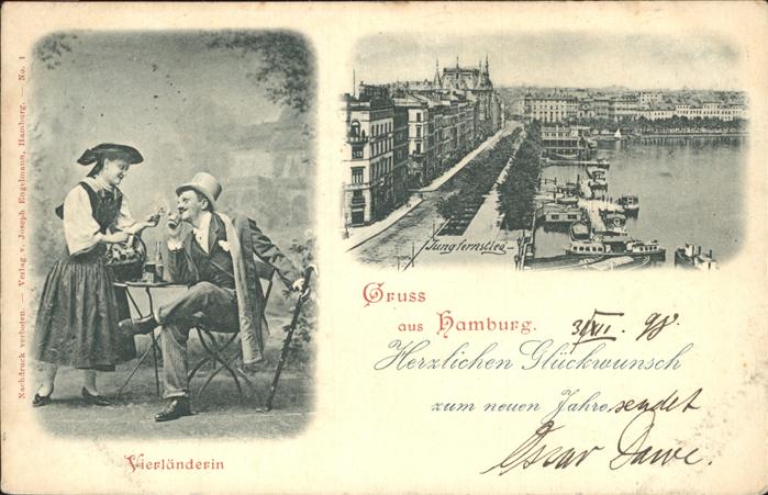 Hamburg Jugfernstieg
Vierländerin