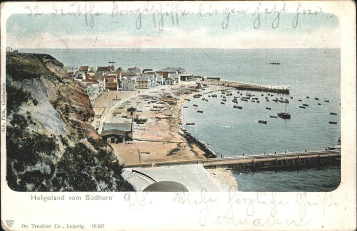 HELGOLAND Insel Schleswig-Holstein Suedhorn