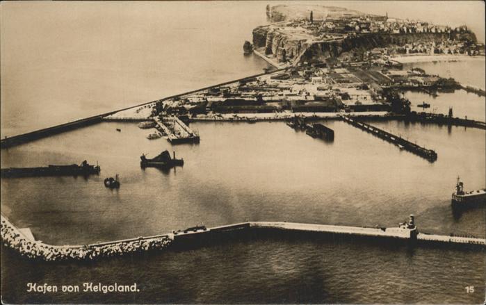 HELGOLAND Insel Schleswig-Holstein Hafen