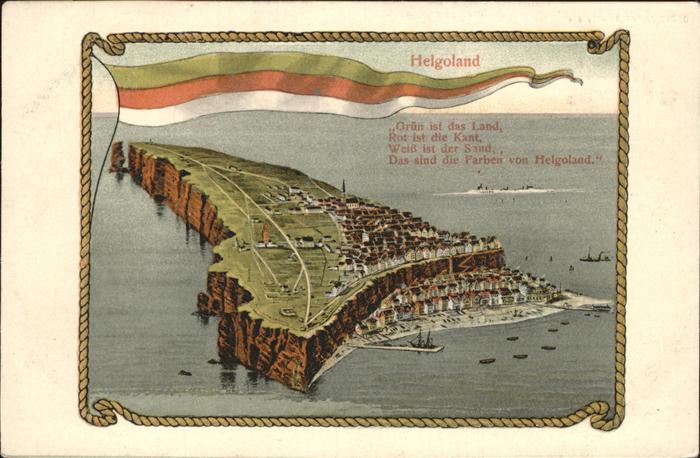 Helgoland Total Fliegeraufnahme