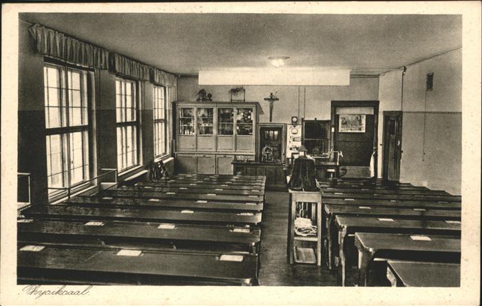 Muenchen Bayern Nymphenburg Lyzeum Hoehere Maedchenschule Physiksaal