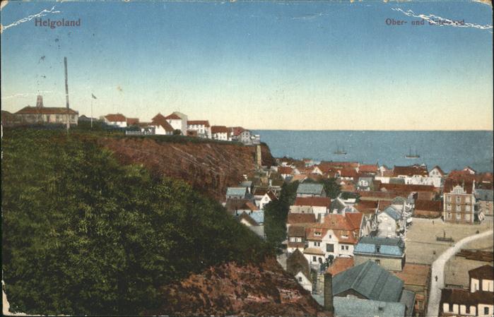 HELGOLAND Insel Schleswig-Holstein Oberland Unterland