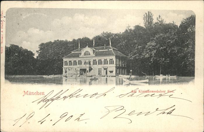 Muenchen Bayern Kleinhesseloher See