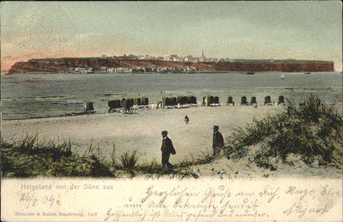 HELGOLAND Insel Schleswig-Holstein Duene Umkleidekabinen