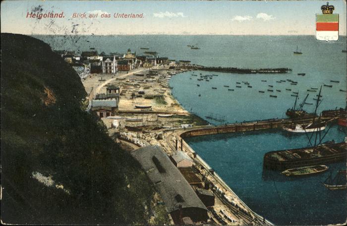 HELGOLAND Insel Schleswig-Holstein Unterland Schifrfe