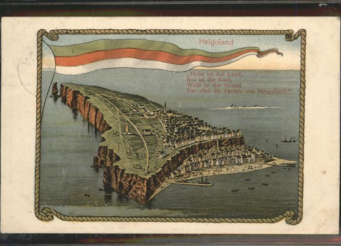 HELGOLAND Insel Schleswig-Holstein Totalansicht