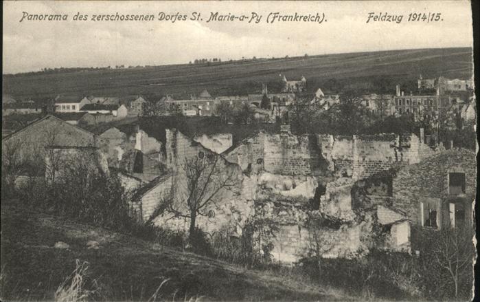 Sainte-Marie-a-Py Panorama
zerschossenes Dorf