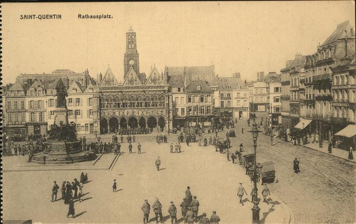 St Quentin Aisne Rathausplatz