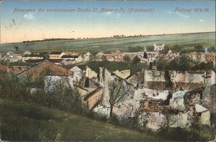 Sainte-Marie-a-Py Feldzug 1914 / 15