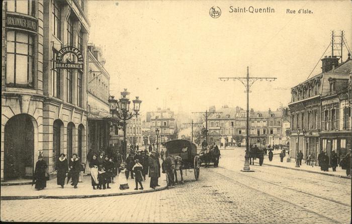 St Quentin Aisne Rue d`Isle