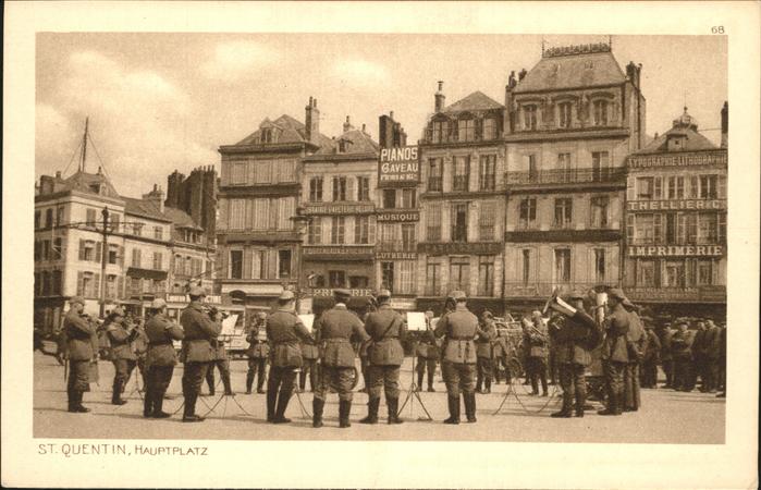 St Quentin Aisne Hauptplatz