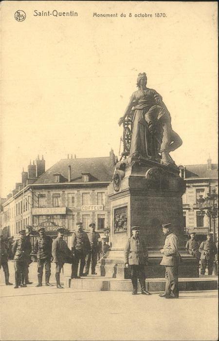St Quentin Aisne Monument du 8.10.1870