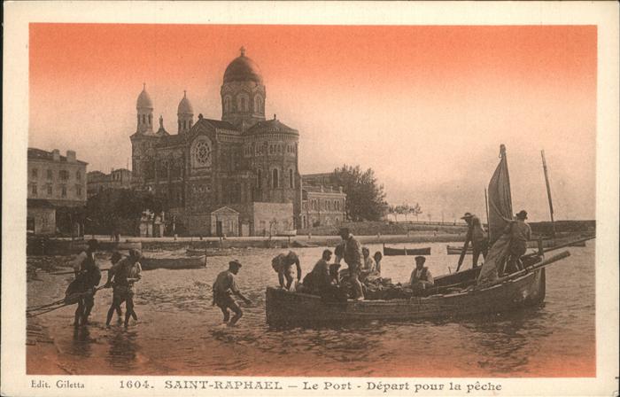 Saint-Raphael Var Port 
Depart pour la pêche