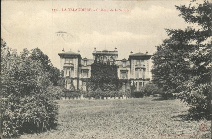 La Talaudiere Chateau de la Sabliere