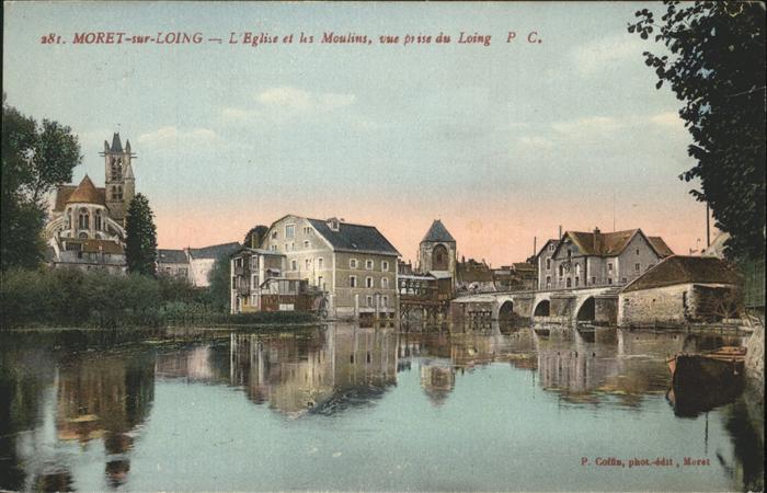 Moret-sur-Loing Eglise
Mulins