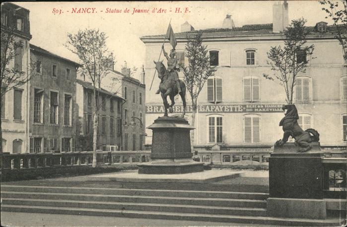 Nancy Lothringen Statue de Jeanne d`Arc