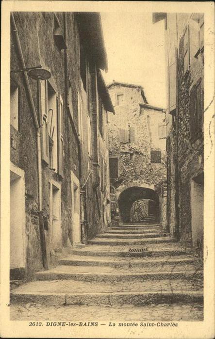 Digne-les-Bains Montee St. Charles