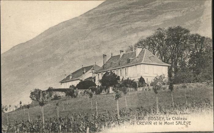 Bossey Chateau de Crevin
Mont Saleve