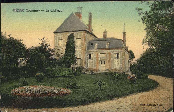 Nesle Somme Chateau