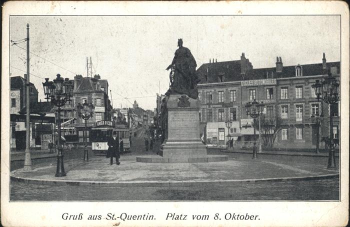 St Quentin Aisne Platz vom 8.10.1870
