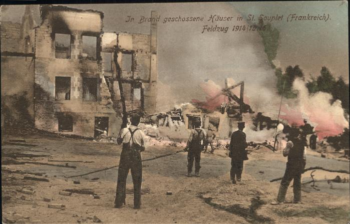 Saint-Souplet Feldzug 1914 / 15