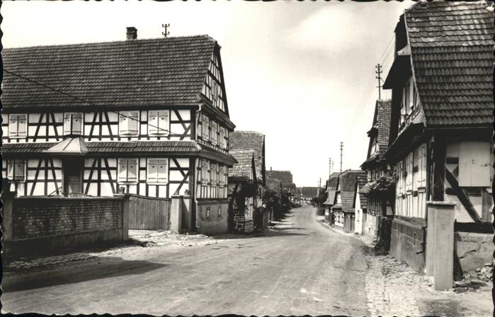 Oberseebach Bas-Rhin Rue des Forgerans