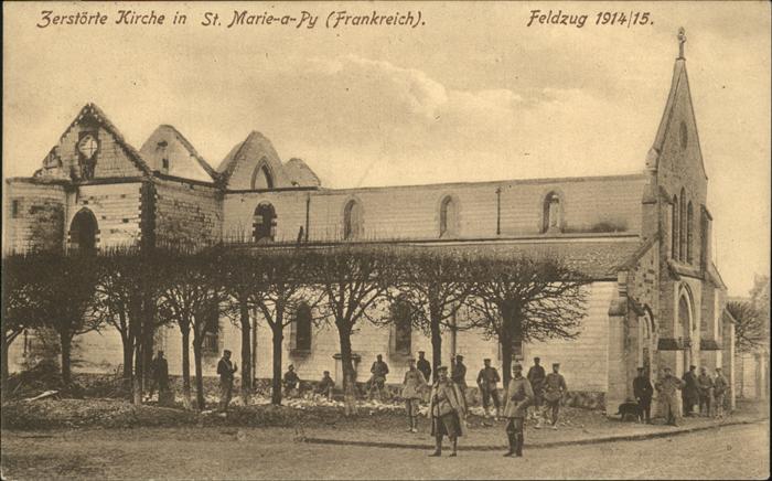 Sainte-Marie-a-Py zerstörte Kirche