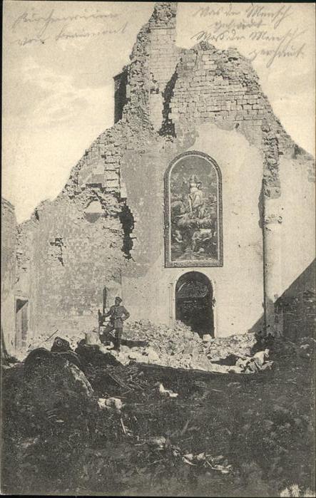 Beaumont-sur-Oise Eglise detruite