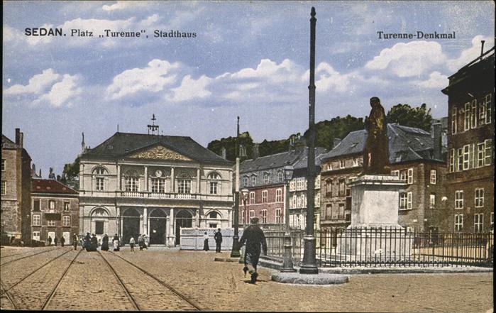 Sedan Ardennes Platz Turenne Turenne Denkmal