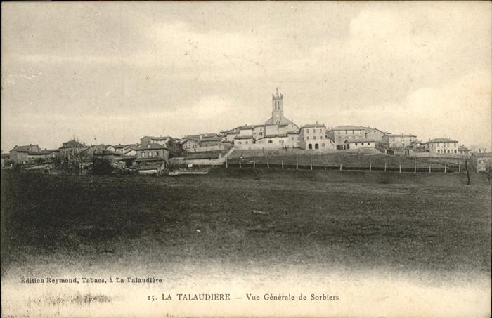 La Talaudiere Vue generale de Sorbiers
