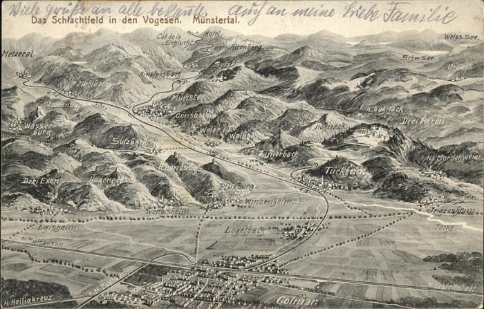 Muenster Elsass Schlachtfeld Münstertal