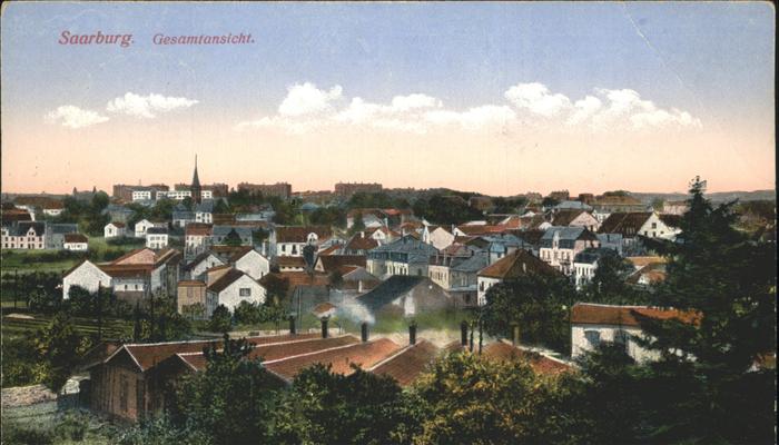 Saarburg Lothringen Gesamtansicht