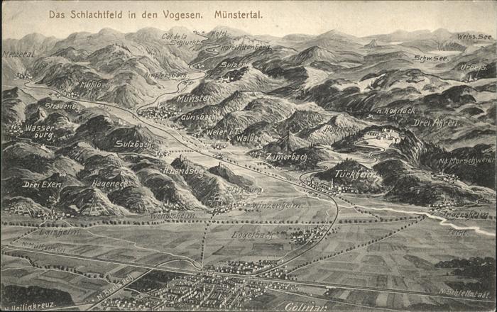 Muenster Elsass Schlachtfeld Münstertal